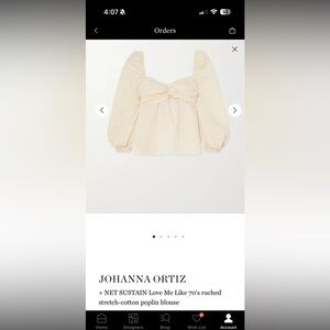 Johanna Ortiz love me like 70’s top in size 8. Brand new with tags, retail $550